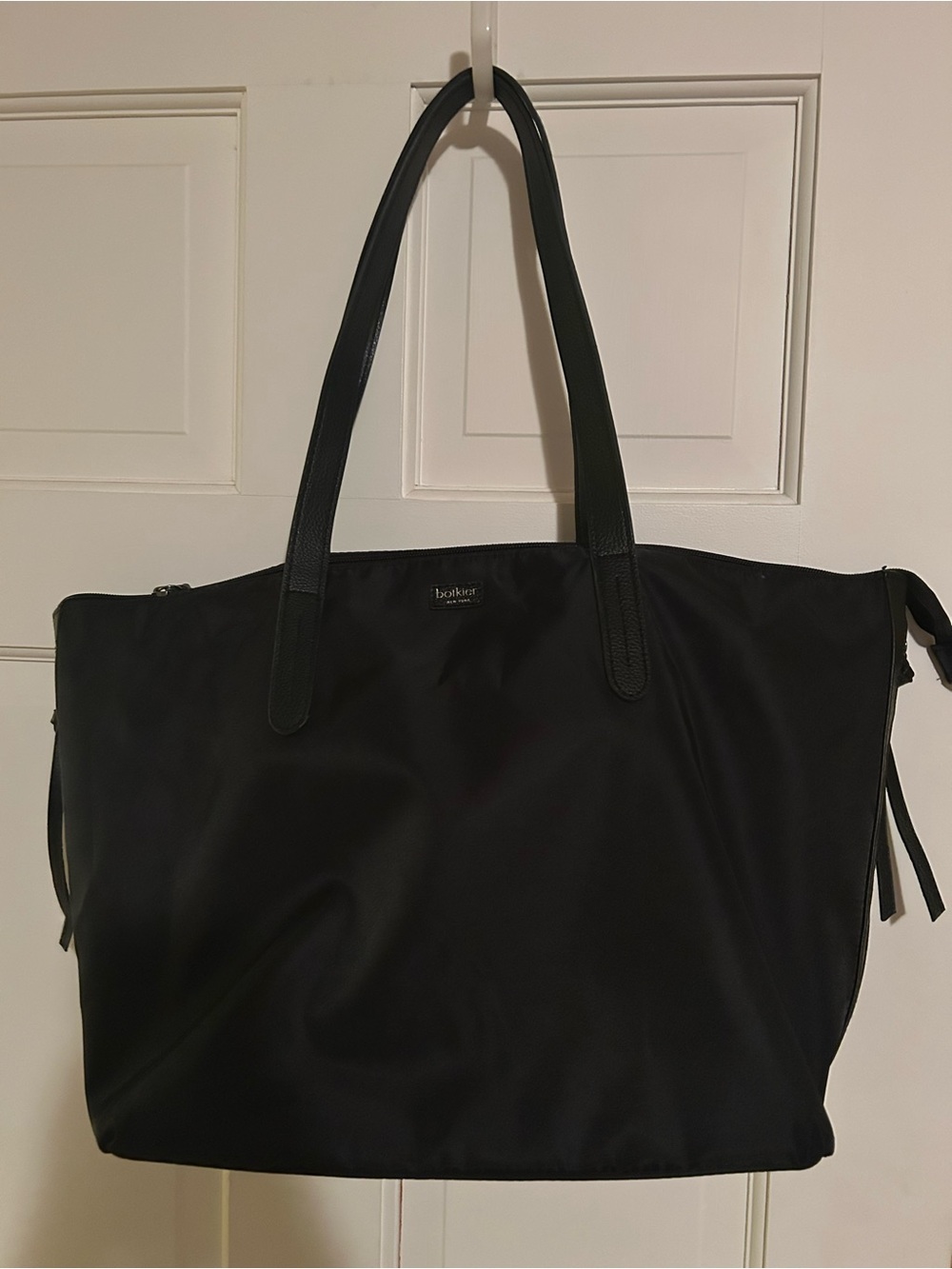 Botkier Black Nylon Tote with Long Shoulder Straps